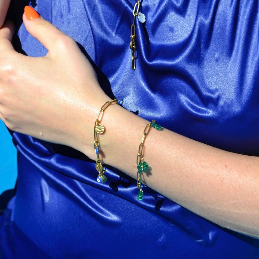 Bracelet maille trombone