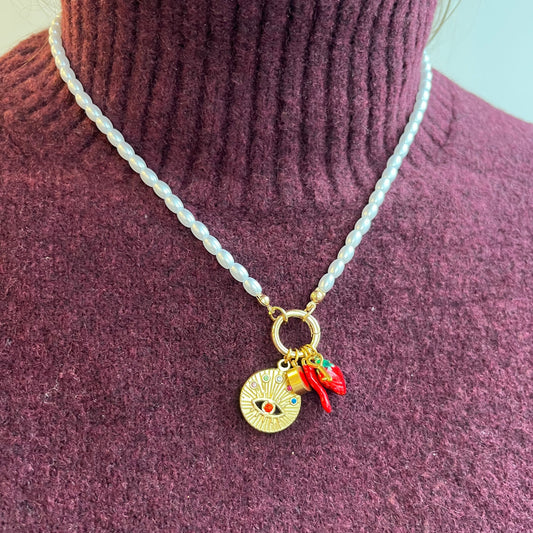 Collier Perle (uniquement doré)