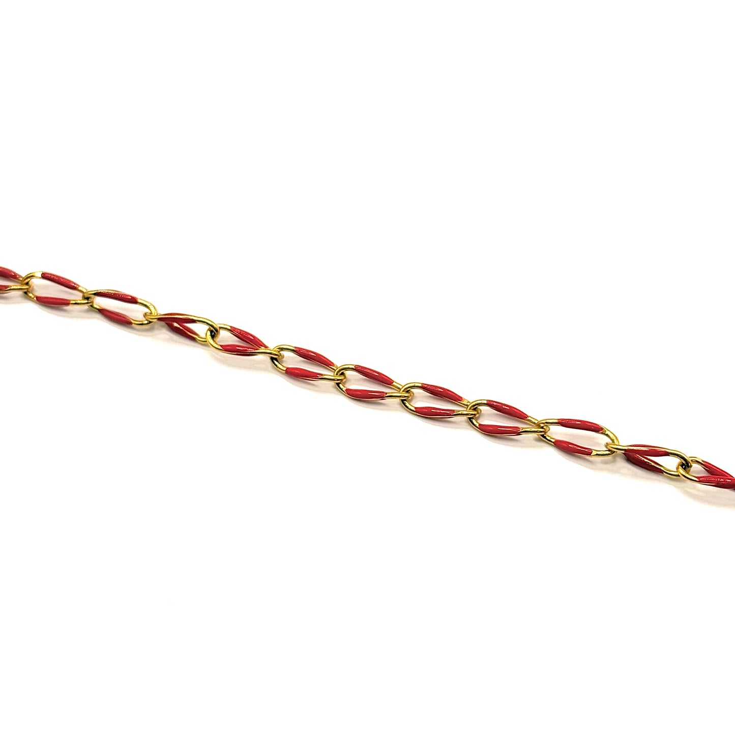 Collier Maille rouge (uniquement doré)