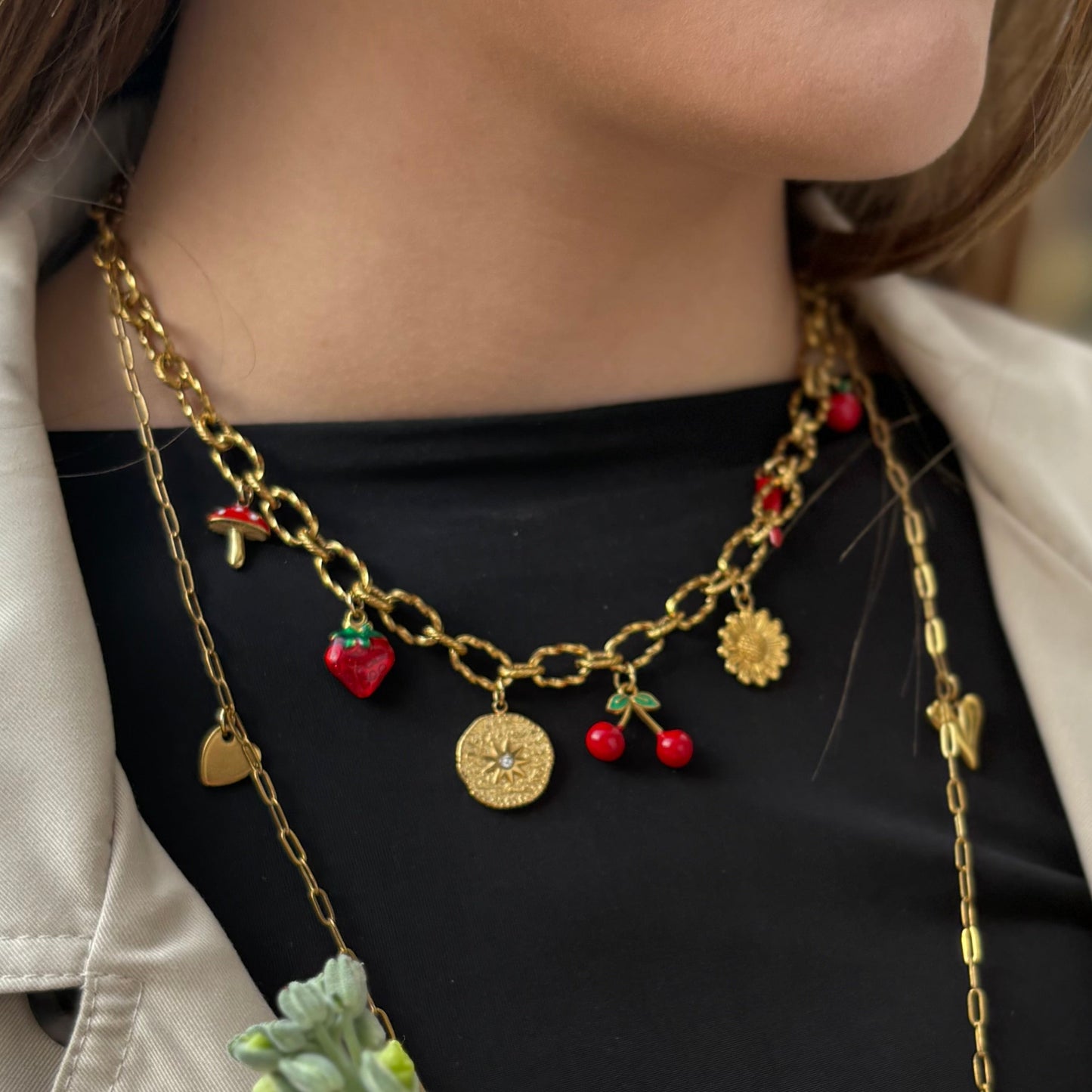 Collier maille Luxe