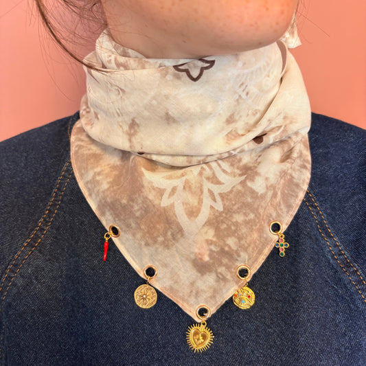 Foulard gris